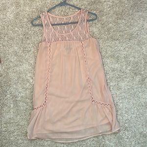 Baby pink romance dress